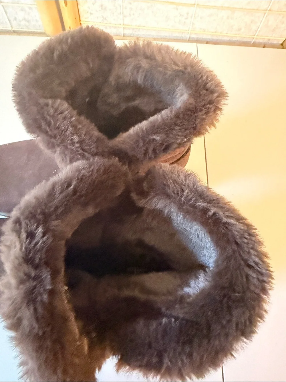 Skechers plush faux